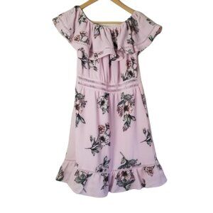 StreetWear Society floral off the shoulder dress size L (196)